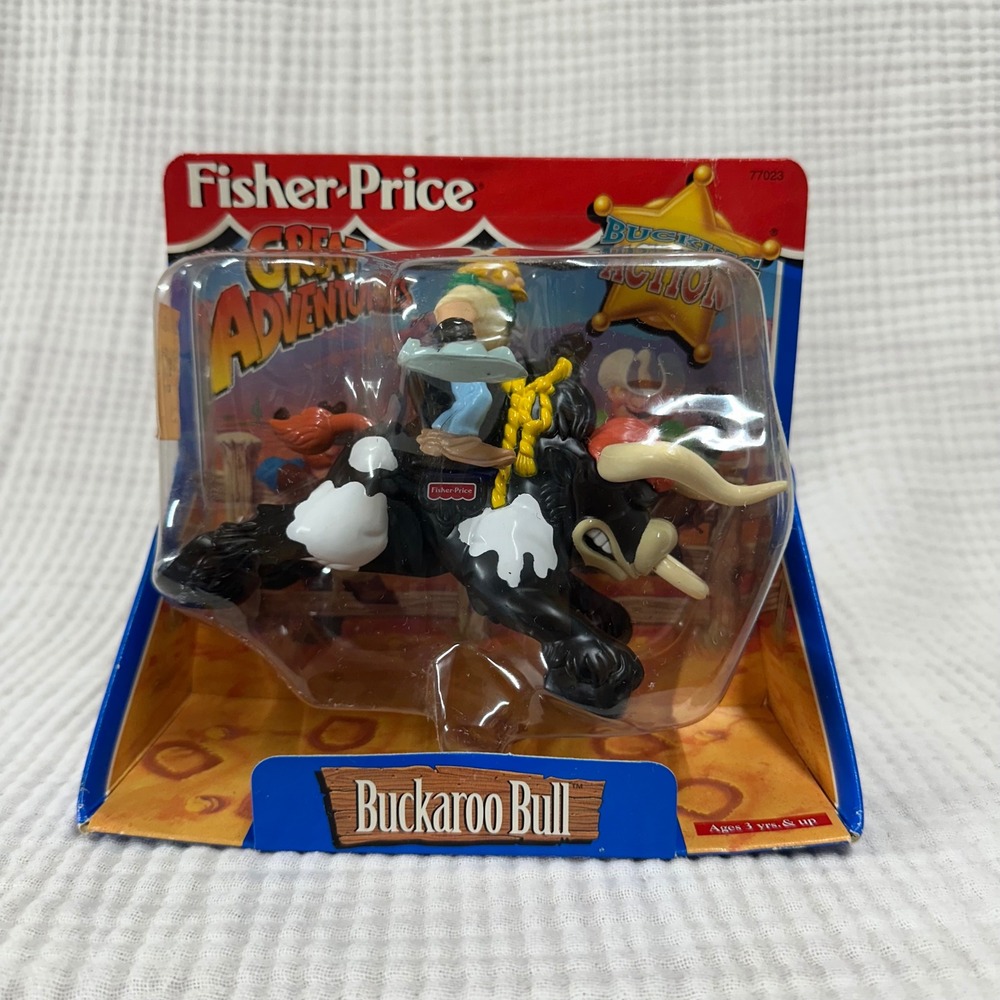 New in Box Fisher Price Great Adventures BUCKAROO BILL & Tex Tumbleweed